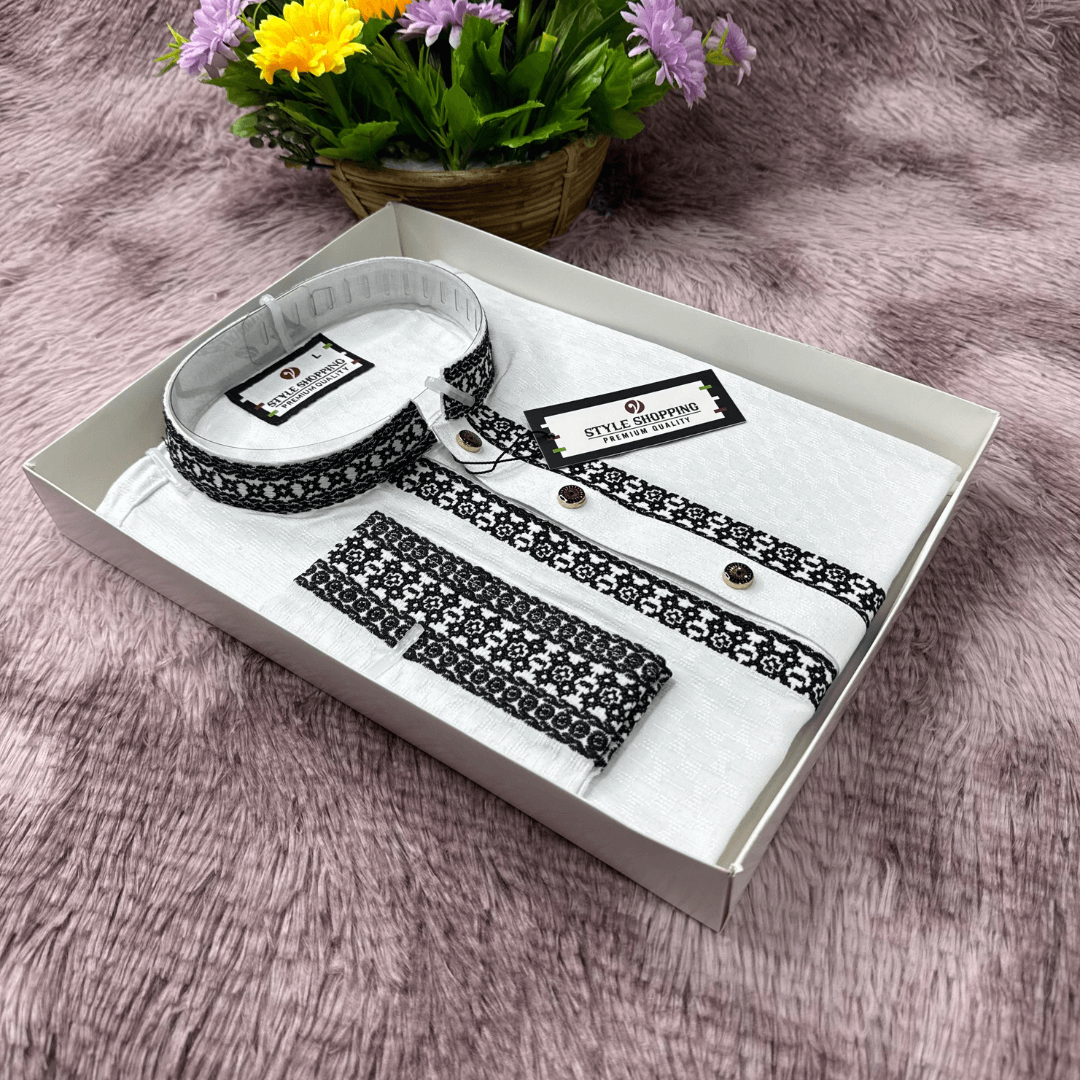 প্রিমিয়াম এমব্রয়ডারি পাঞ্জাবি কোডঃ 147